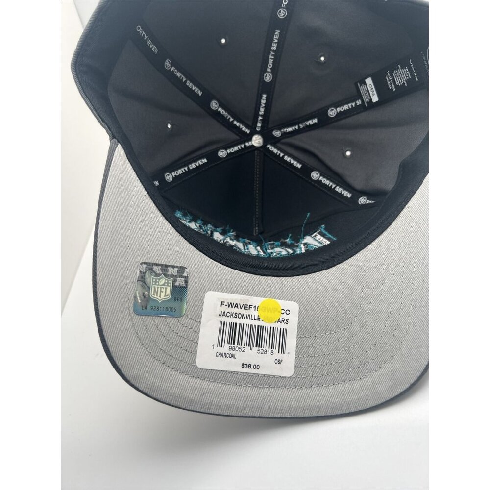 Jacksonville Jaguars '47 Men's Roscoe Hitch Adjustable Strapback Hat  NWT GR41 - Picture 5 of 7
